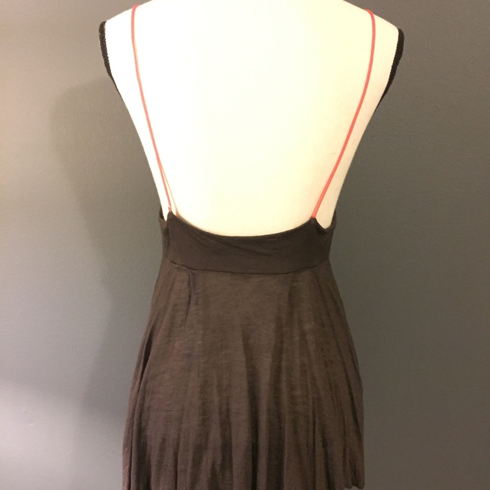 NWT Development Brown Jersey & Mesh Cami - Picture 3 of 6
